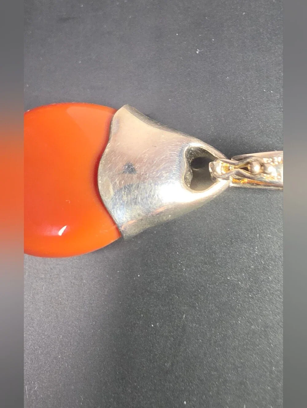 Robert Morris RLM Studio Carnelian Pendant Sterling Silver